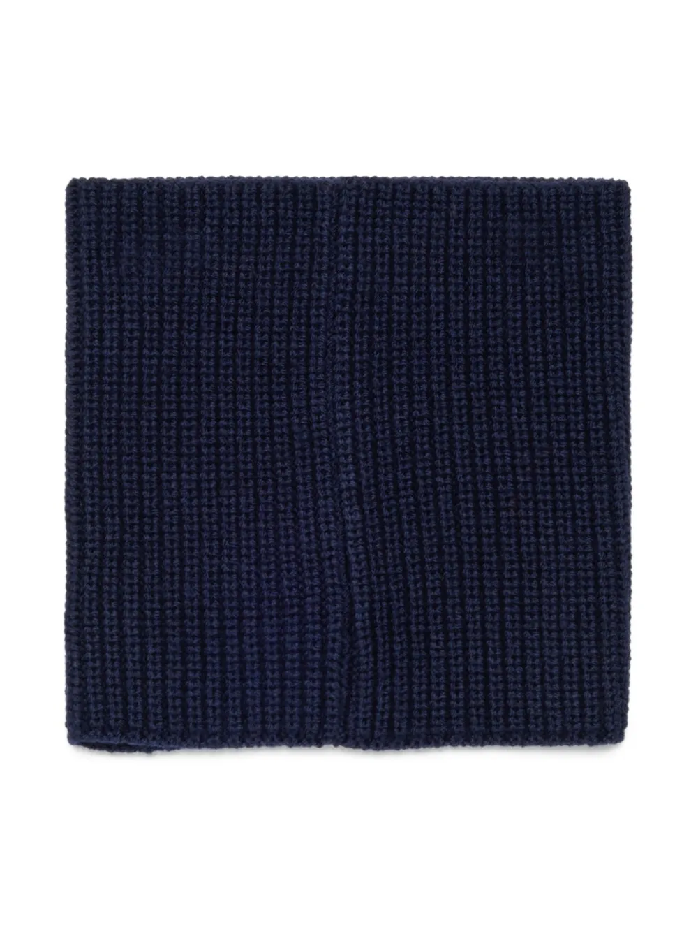 Max & Co Ribbed-knit Scarf In Blue