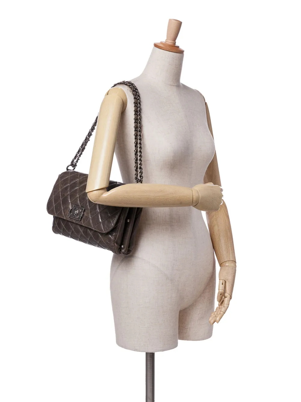 CHANEL Pre-Owned 2012 Quilted Glazed Calfskin Soft Boy Flap shoulder bag | Pre-Owned | Image 2