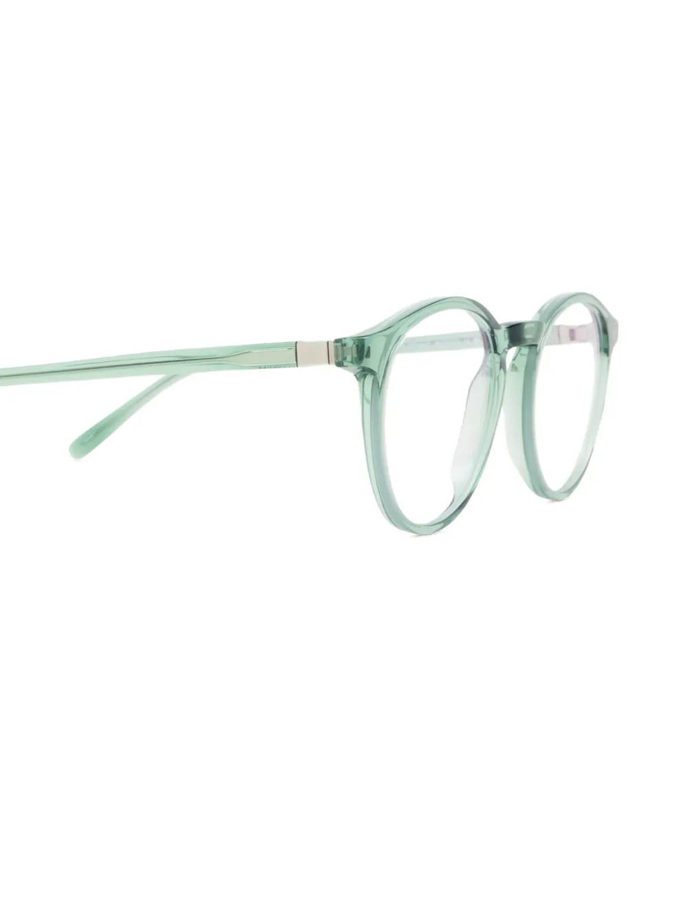 Mykita Lais bril met rond montuur Groen