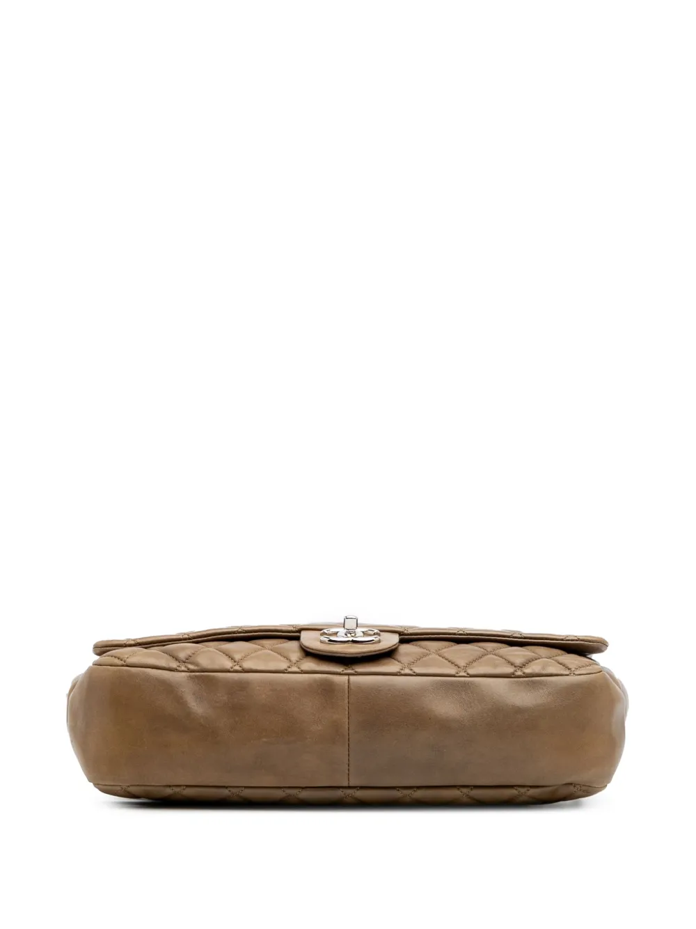 Pre-owned Chanel 2009-2010 Jumbo Quilted Lambskin Coco Rain Flap Shoulder Bag