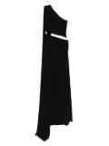 NISSA one-shoulder dress - Black