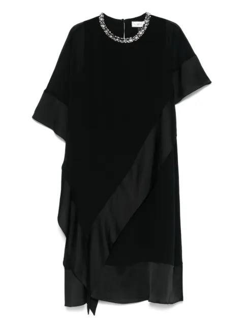 NISSA rhinestone-collar dress