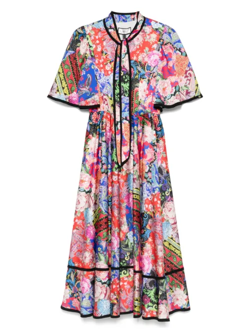 Robe à motif cachemire - NISSA - Modalova