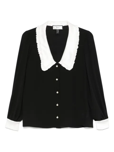 NISSA contrasting-trim shirt
