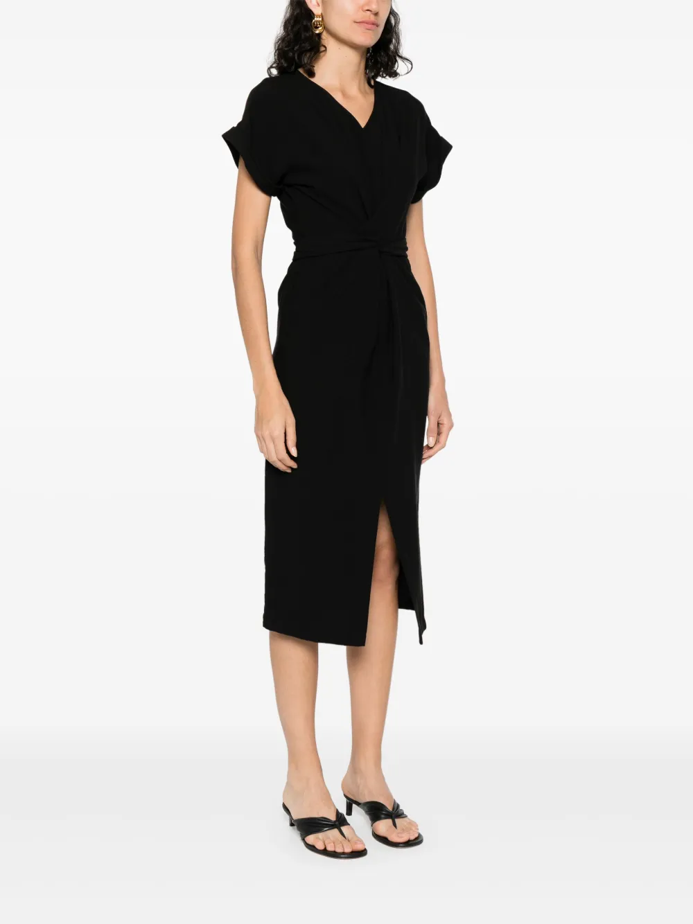 Nissa Poplin Midi Dress