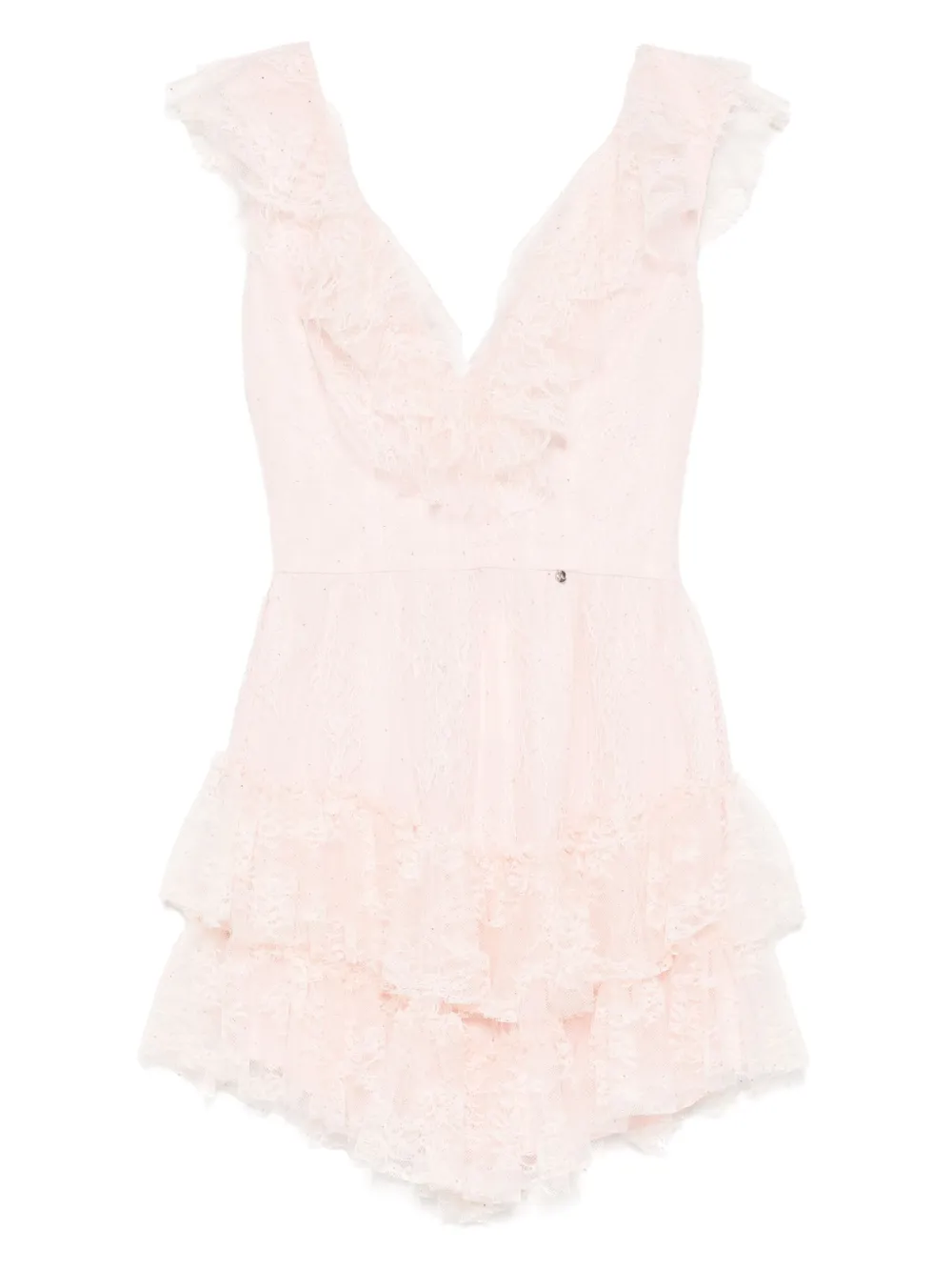 NISSA Vestido de renda com strass | Rosa | Image 1