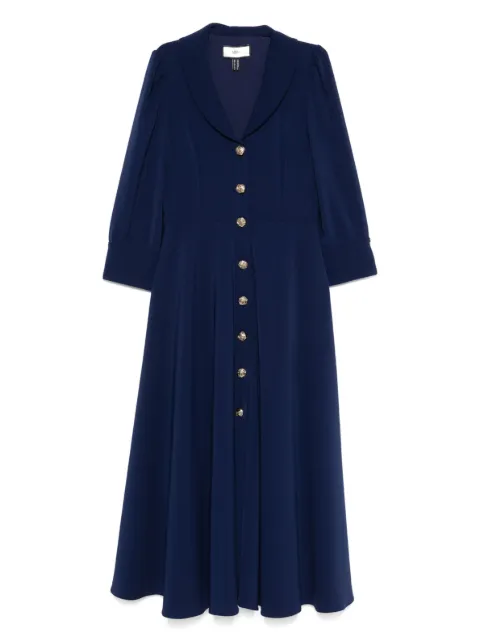 NISSA robe mi-longue à boutonnière