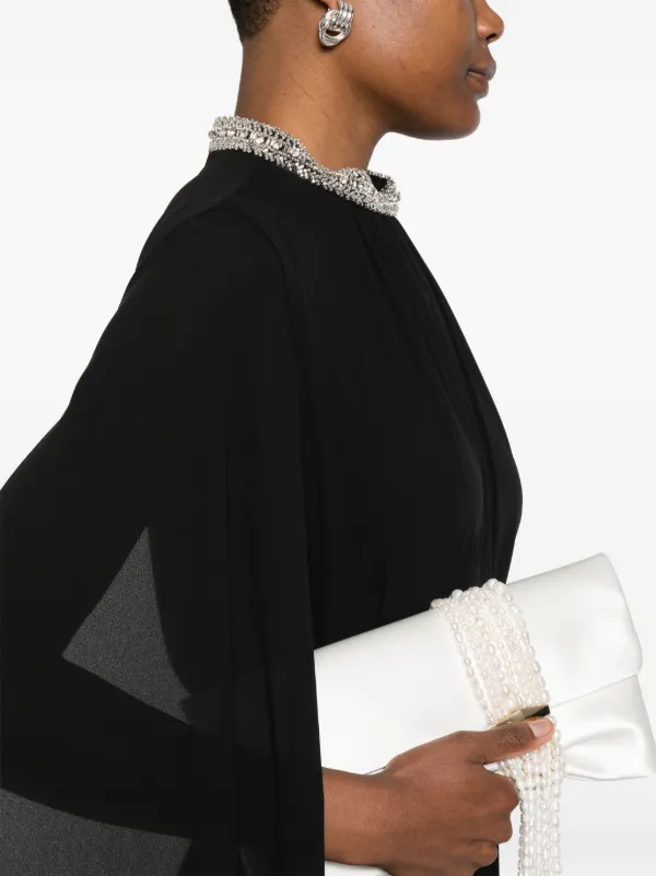Maria Lucia Hohan Sleeveless Draped Silk Maxi Dress - Farfetch