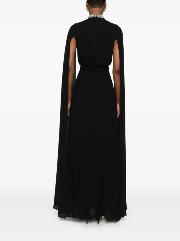 Maria Lucia Hohan Sleeveless Draped Silk Maxi Dress - Farfetch