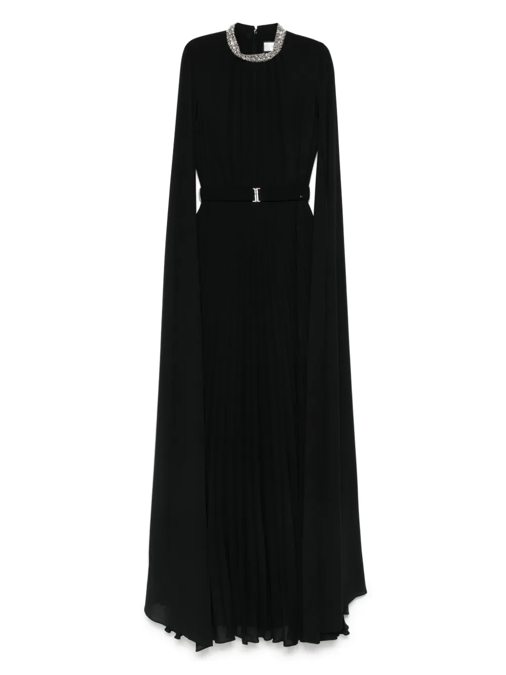 NISSA robe à col strassé | noir | Image 1