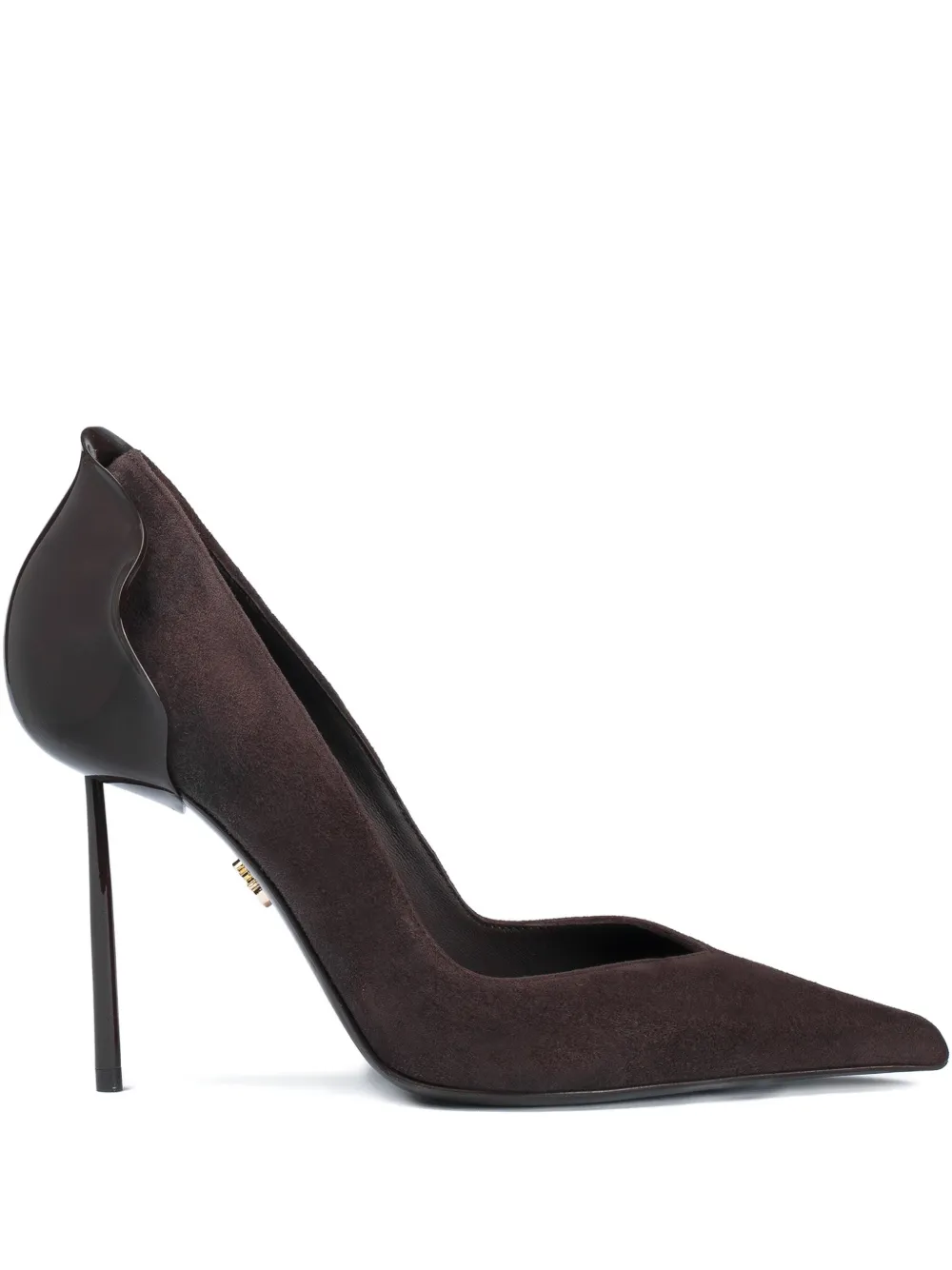 Le Silla 100mm Petalo pumps Brown