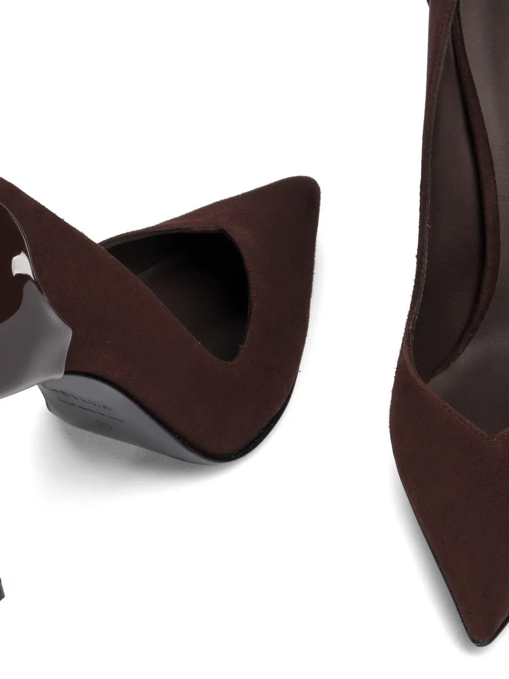 Le Silla 100 mm Petalo pumps Bruin