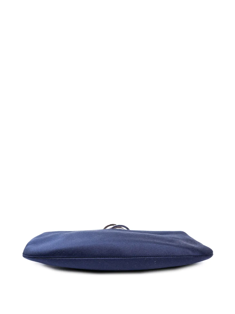 CHANEL Pre-Owned 2010-2011 Satin Crystal Camellia Evening Frame clutch bag | Bags | Image 4