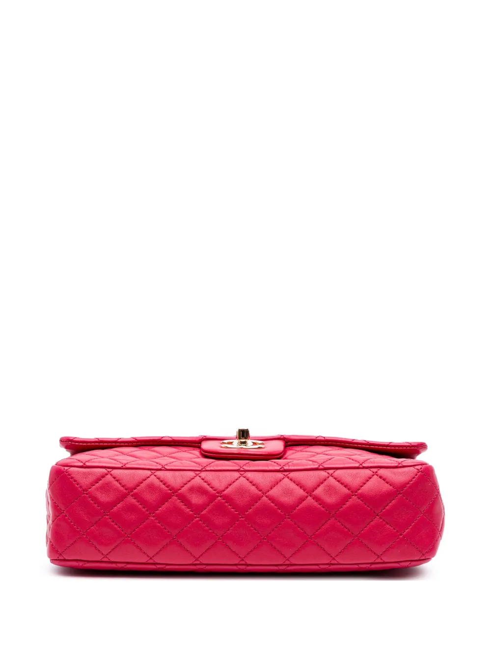 Pre-owned Chanel 2009-2010 Medium Classic Lambskin Valentines Heart Charms Single Flap Shoulder Bag
