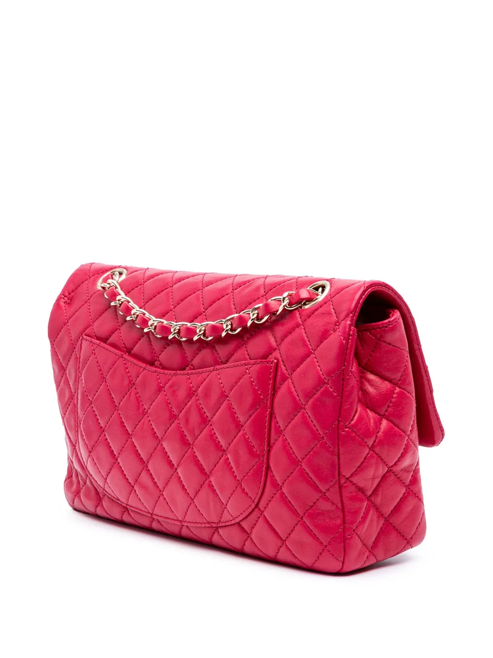 Pre-owned Chanel 2009-2010 Medium Classic Lambskin Valentines Heart Charms Single Flap Shoulder Bag