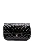 CHANEL Pre-Owned 2014-2015 Medium Classic Patent Double Flap shoulder bag - Black