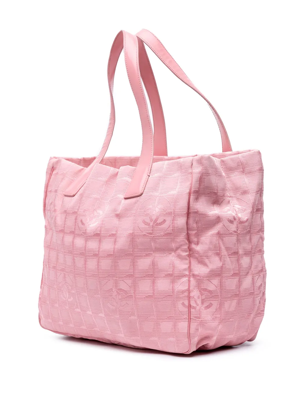 Pre-owned Chanel 2005-2006 New Travel Line Nylon Tote Bag