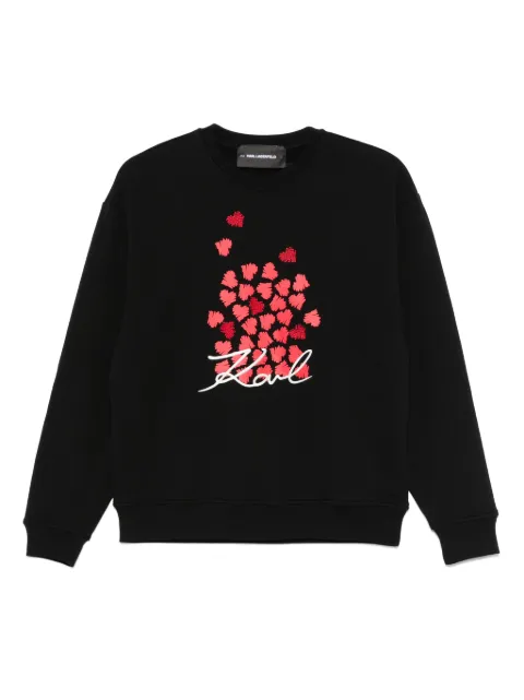 Karl Lagerfeld sudadera con cuello redondo