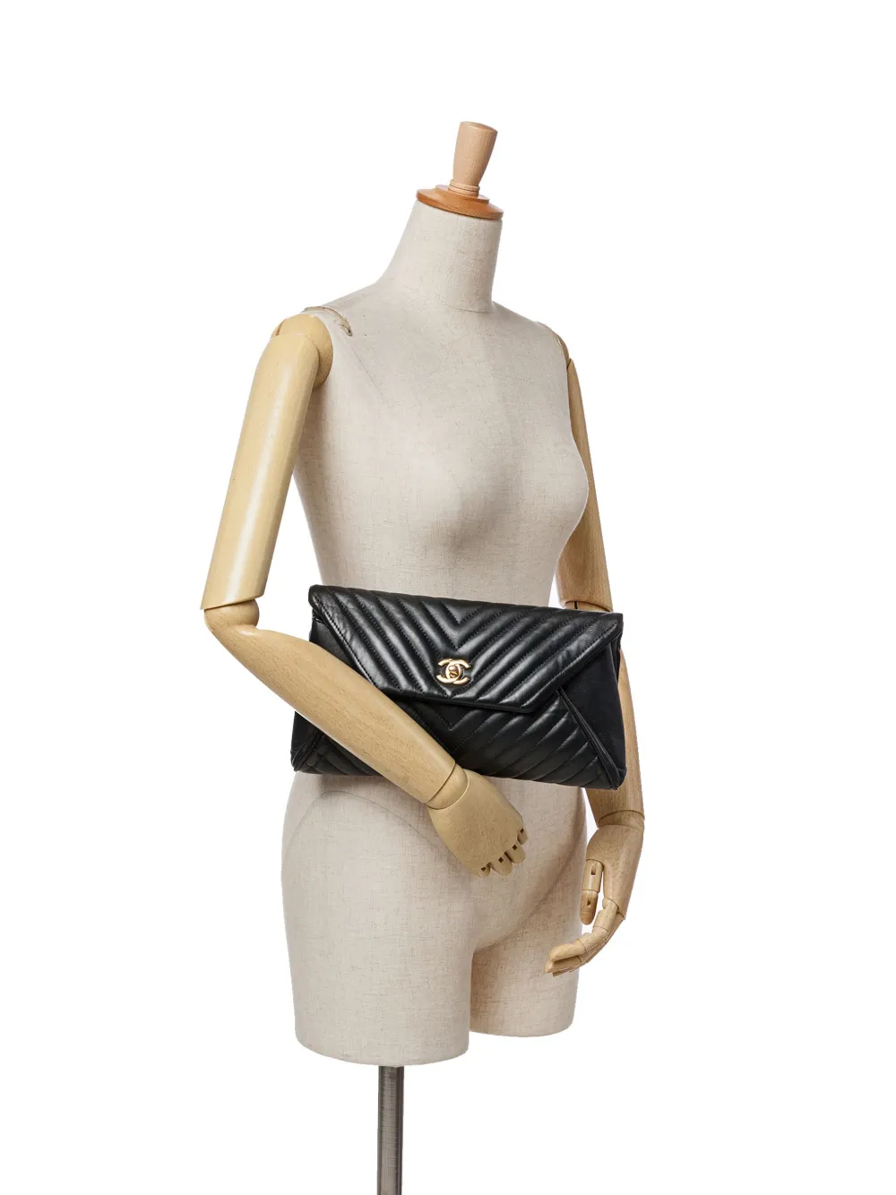 CHANEL Pre-Owned pochette Fold Up Again à matelassage chevron (2017-2018) | Pre-owned | Image 2