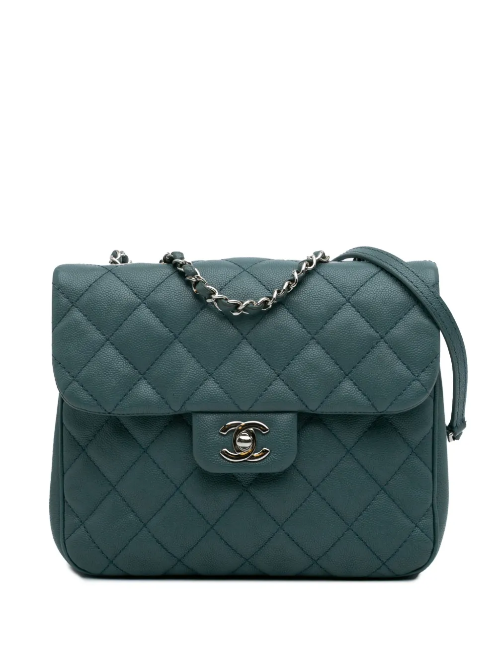 CHANEL Pre-Owned 2018 Medium Quilted Caviar Urban Companion Flap CHANEL Pre-Owned 2018 Medium Quilted Caviar Urban Companion Flap