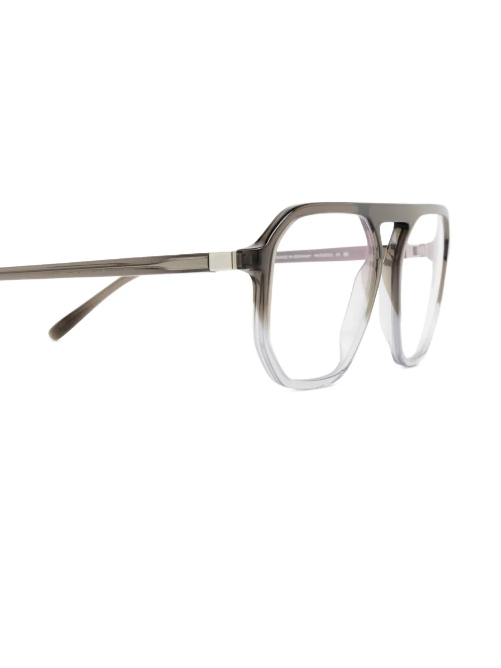 Mykita gradient geometric glasses Grijs