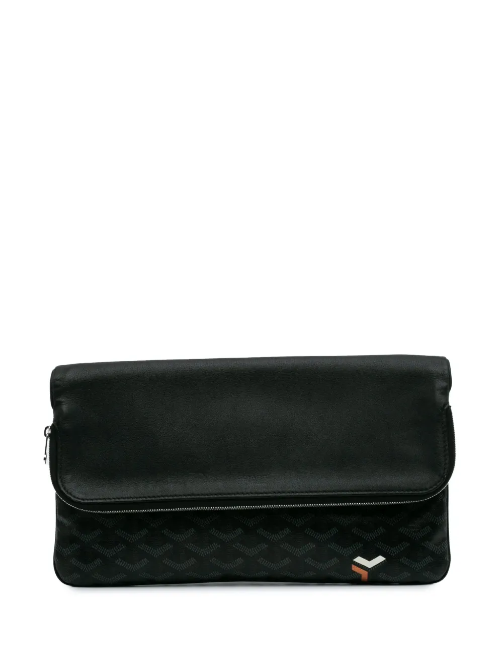 Goyard Pre-Owned 2021 Goyardine Sainte Marie clutch bag - ブラック Goyard Pre-Owned 2021 Goyardine Sainte Marie clutch bag - ブラック