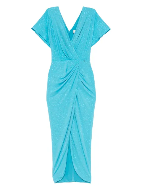NISSA vestido con detalle fruncido