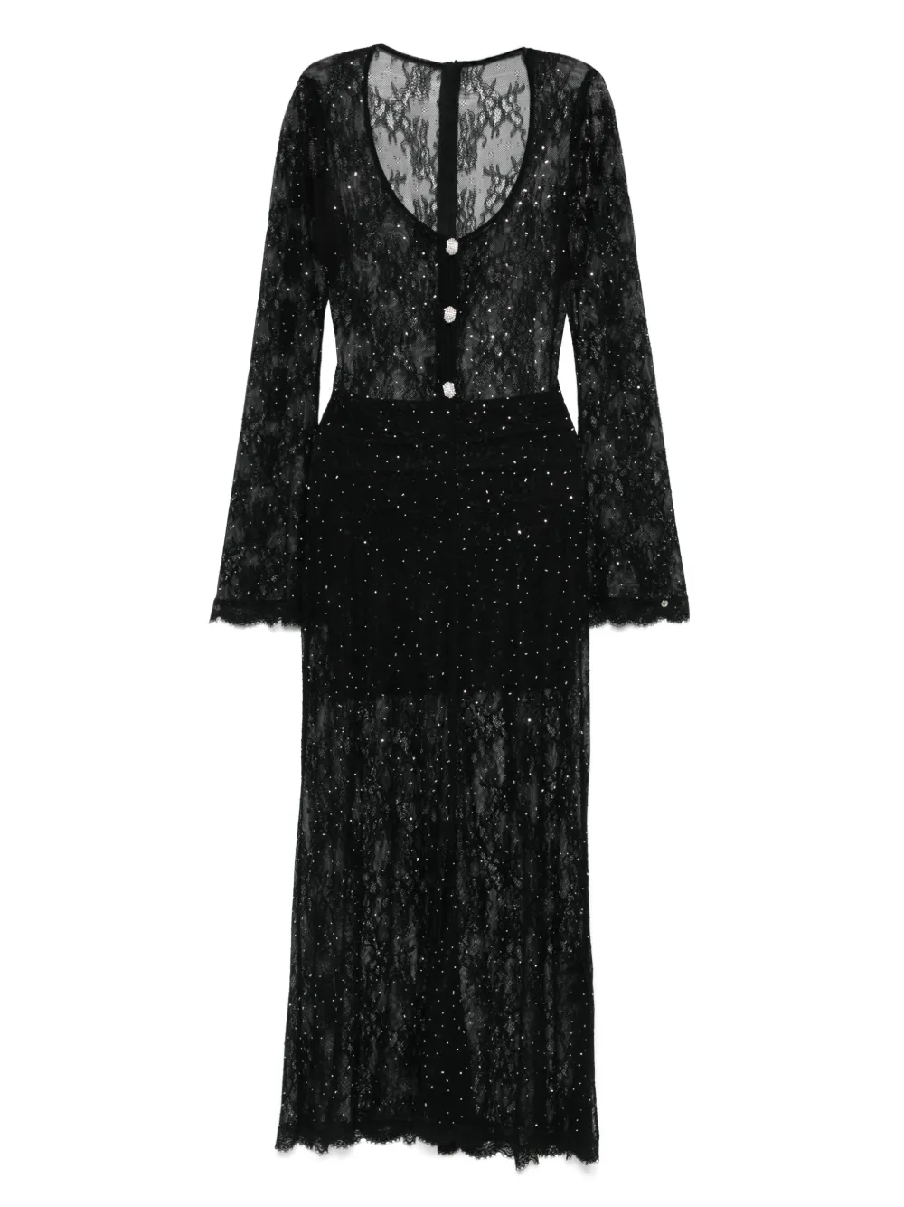NISSA vestido de encaje | negro | Image 1