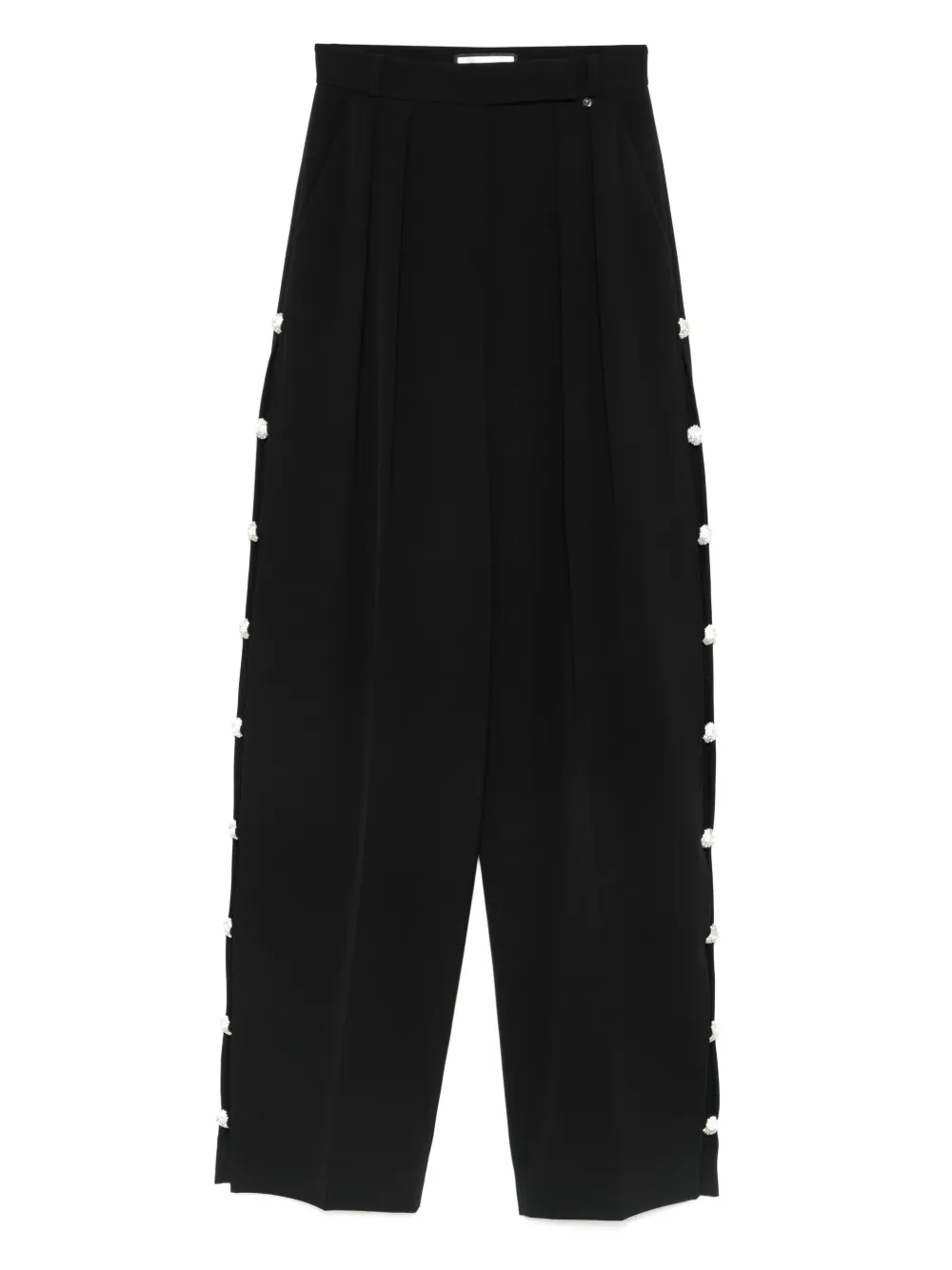 NISSA crystal-embellished trousers | Black | Image 1
