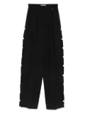 NISSA crystal-embellished trousers - Black