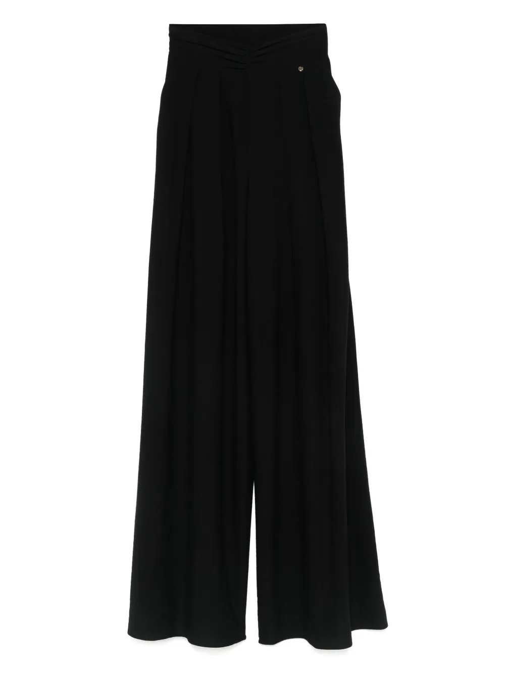 NISSA gathered-detailing pants | Black | Image 1