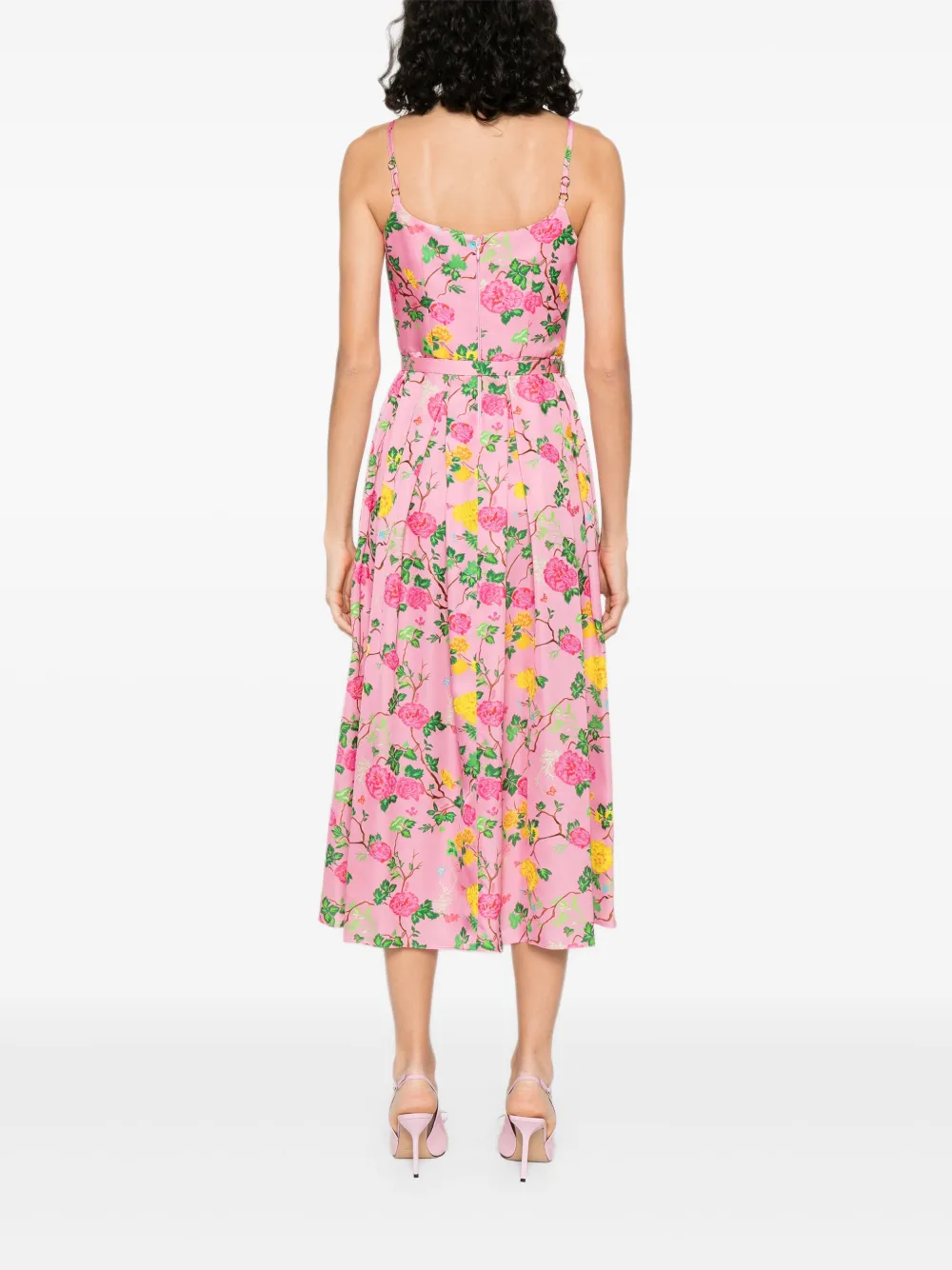 NISSA Jurk met bloemenprint Roze