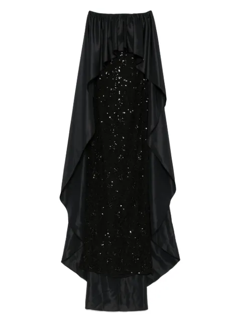 NISSA vestido de fiesta estilo capa