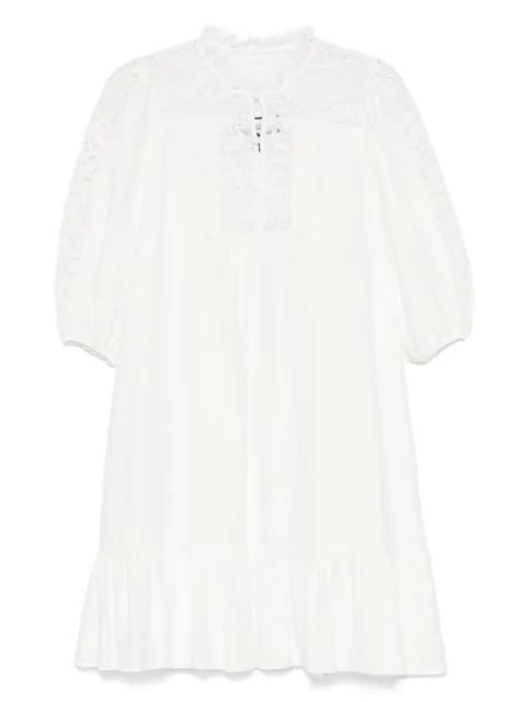 NISSA robe à empiècements en dentelle