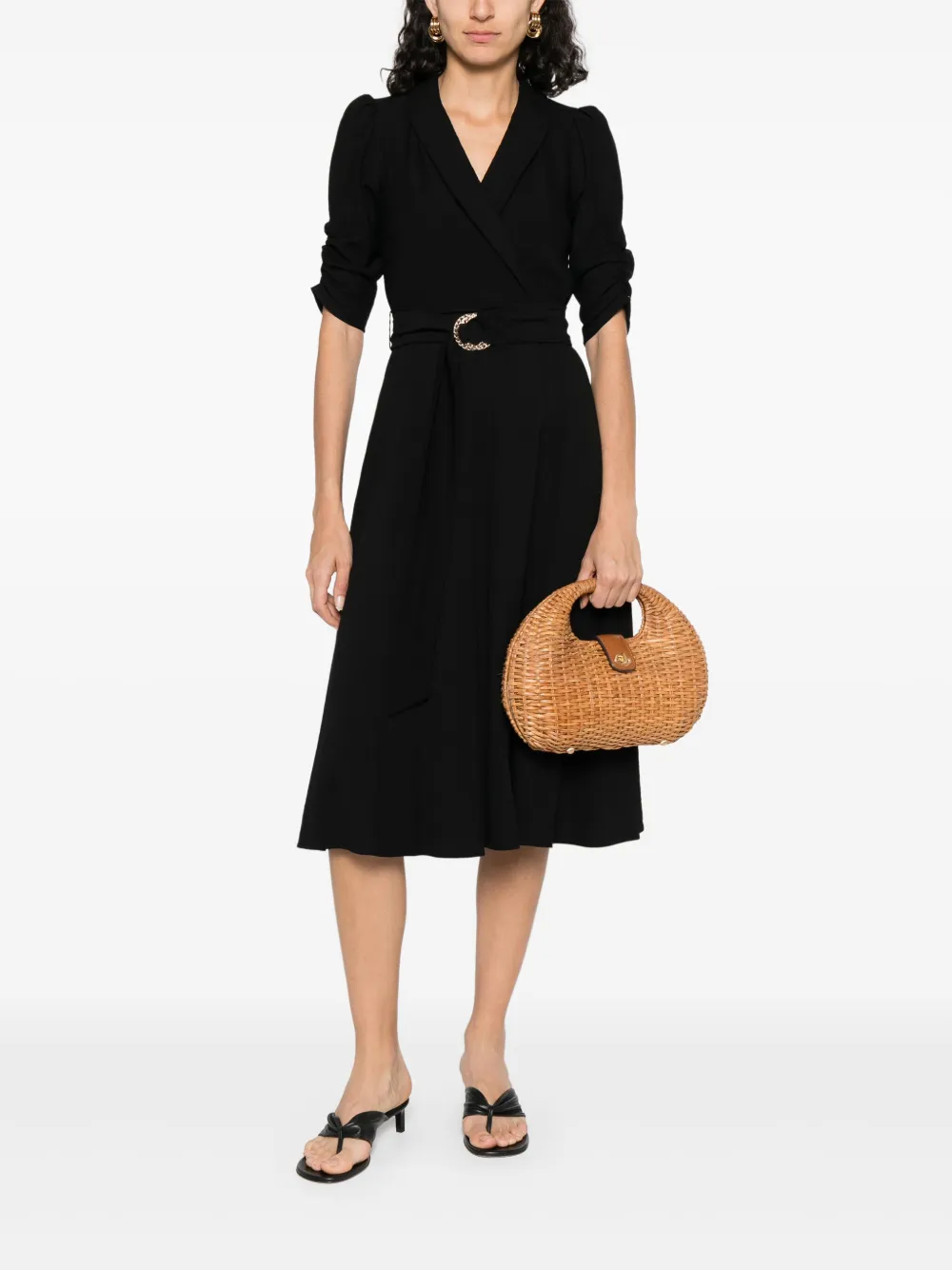 NISSA vestido midi con cinturón | Vestidos de día | Image 2