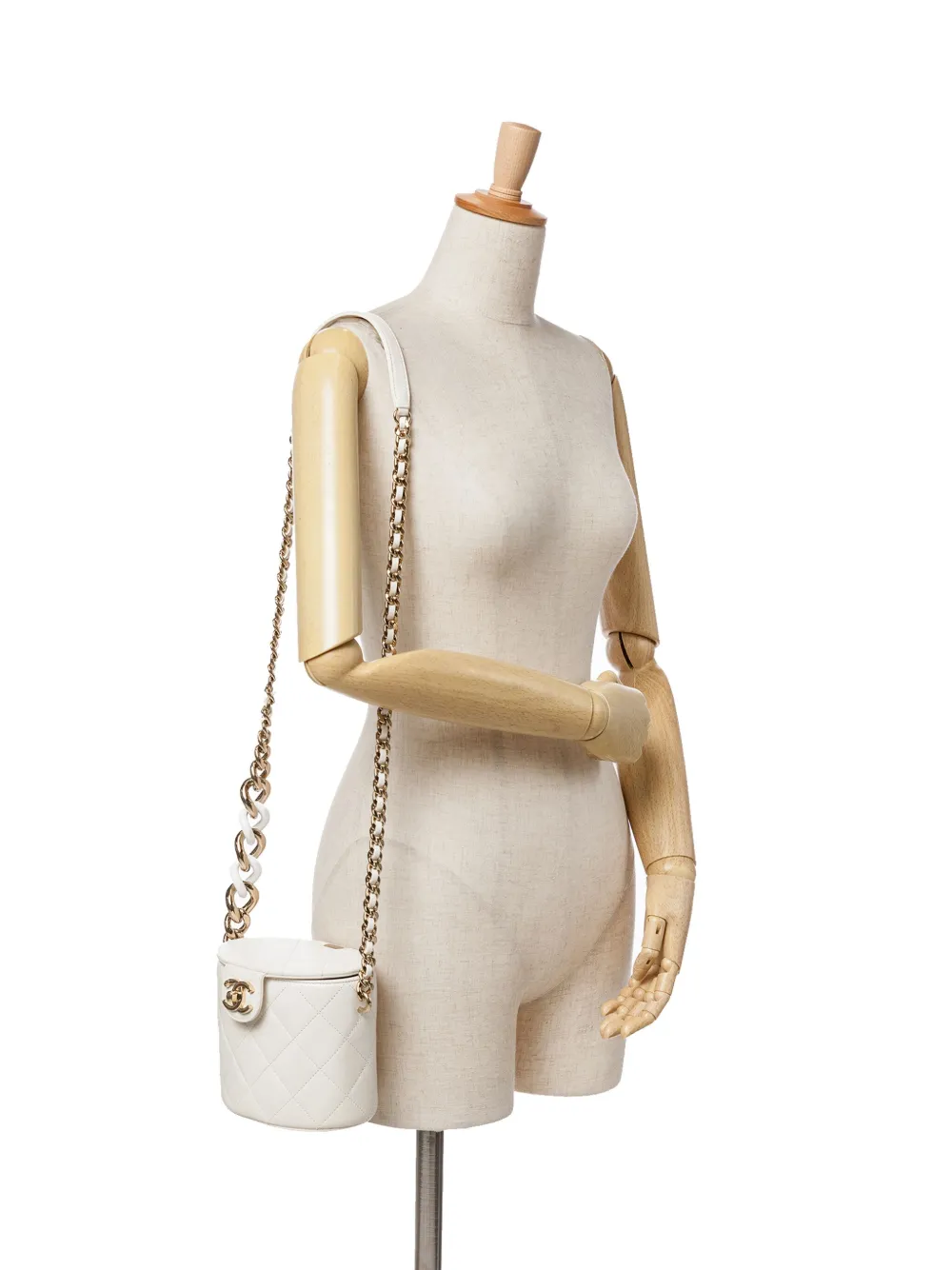 CHANEL Pre-Owned 2019 CC Lambskin Elegant Chain Case vanity bag | Pre-Owned | Image 2