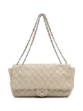 CHANEL Pre-Owned 2010-2011 Jumbo Quilted Lambskin Coco Rain Flap shoulder bag - Brown