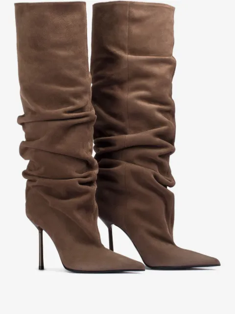 Le Silla 100mm Bella suede boots