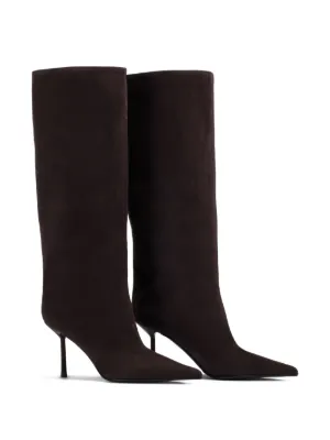 Le Silla Eva レザーブーツ ブラック EVA BOOT 100 mm NERO | Le Silla