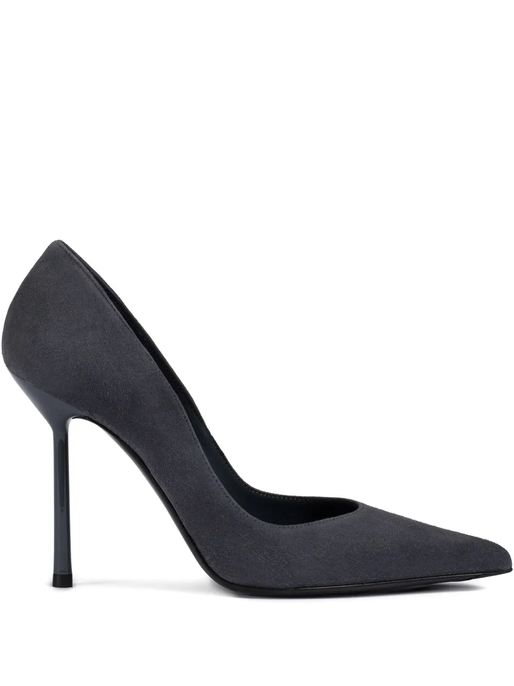 100mm Bella suede pumps