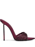 Le Silla 120mm Gilda satin sandals - Red