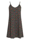Lygia & Nanny Sardenha floral-print mini dress - Grey