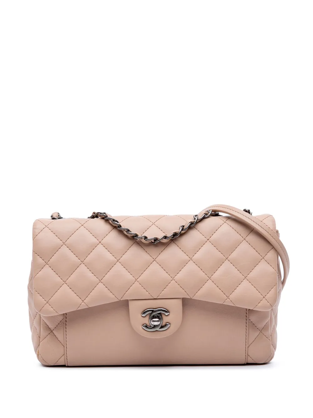 CHANEL Pre-Owned 2015-2016 Medium CC Quilted Calfskin Single Flap CHANEL Pre-Owned 2015-2016 Medium CC Quilted Calfskin Single Flap