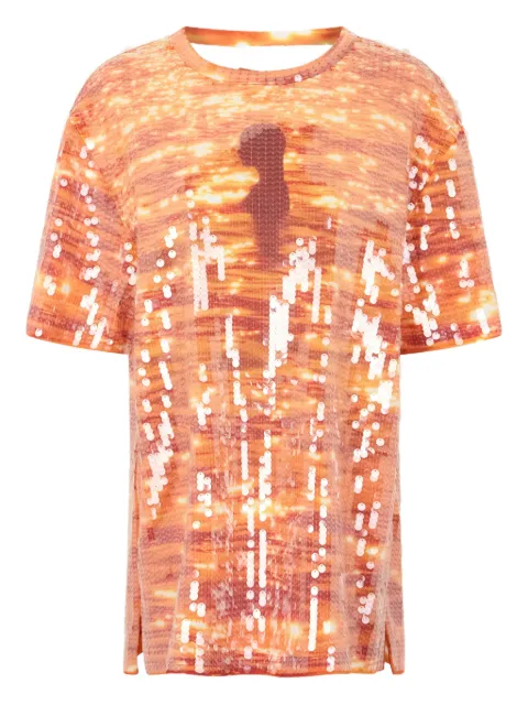 Rabanne sequin-embellished T-shirt