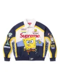 Supreme x SpongeBob SquarePants Jeff Hamilton racing jacket - White