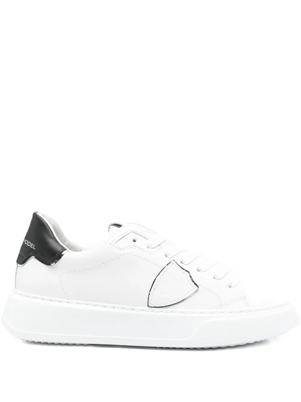 Philippe Model Paris leather-panelled sneakers White
