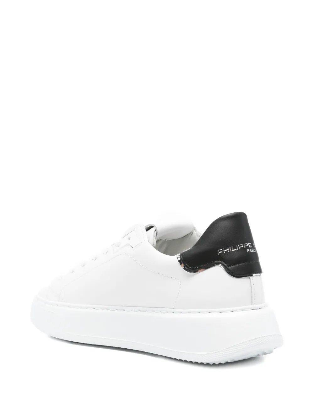 Philippe Model Paris leather-panelled sneakers White