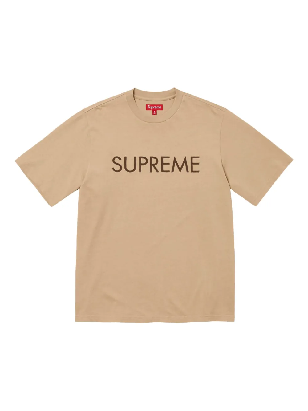 Supreme Logo-print T-shirt In Neutral