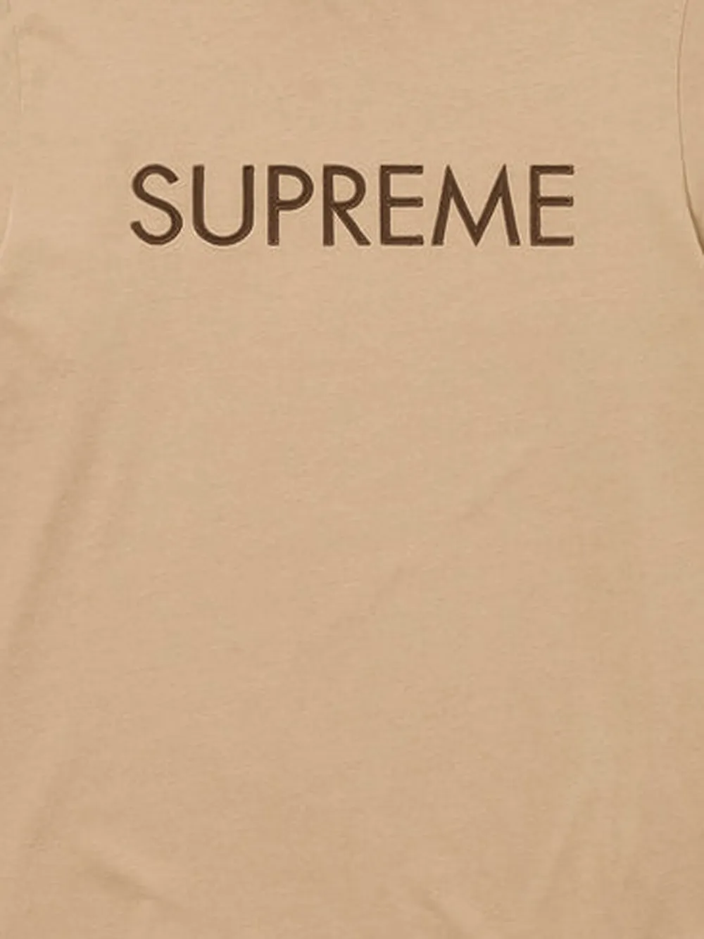 Supreme Logo-print T-shirt In Neutral