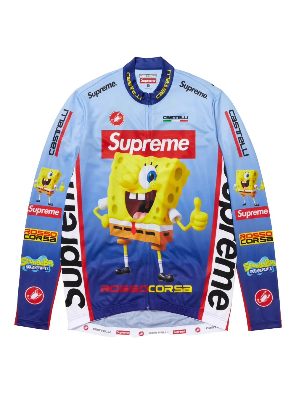 Supreme X Spongebob Squarepants Castelli® "ss 25 In Blue